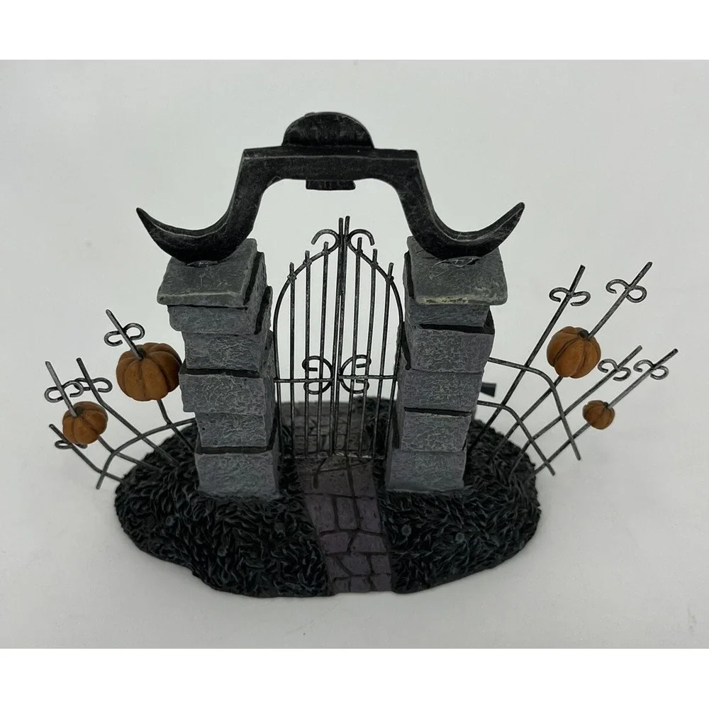 Hawthorne Village Nightmare Before Christmas Sally And The Cemetery Gate COA